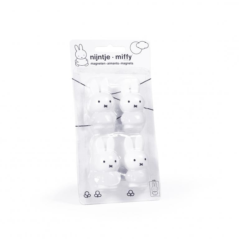 Set de 4 Imanes Miffy - Medidas 5 Cm - Altura 4,6 cm - 2,5 cm de Diámetro