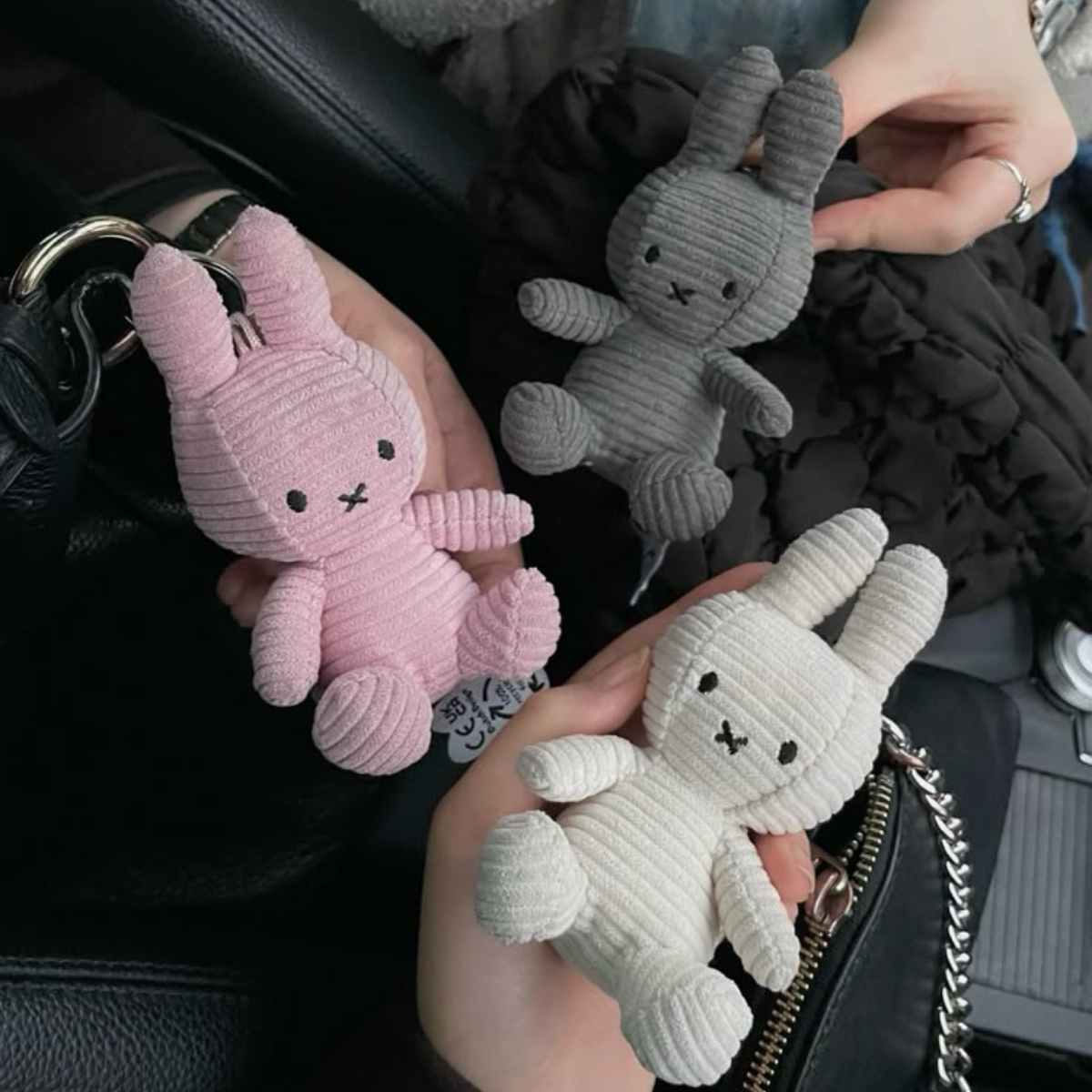 Peluche y llavero Miffy Keychain ECO Corduroy 10 cm- 4"