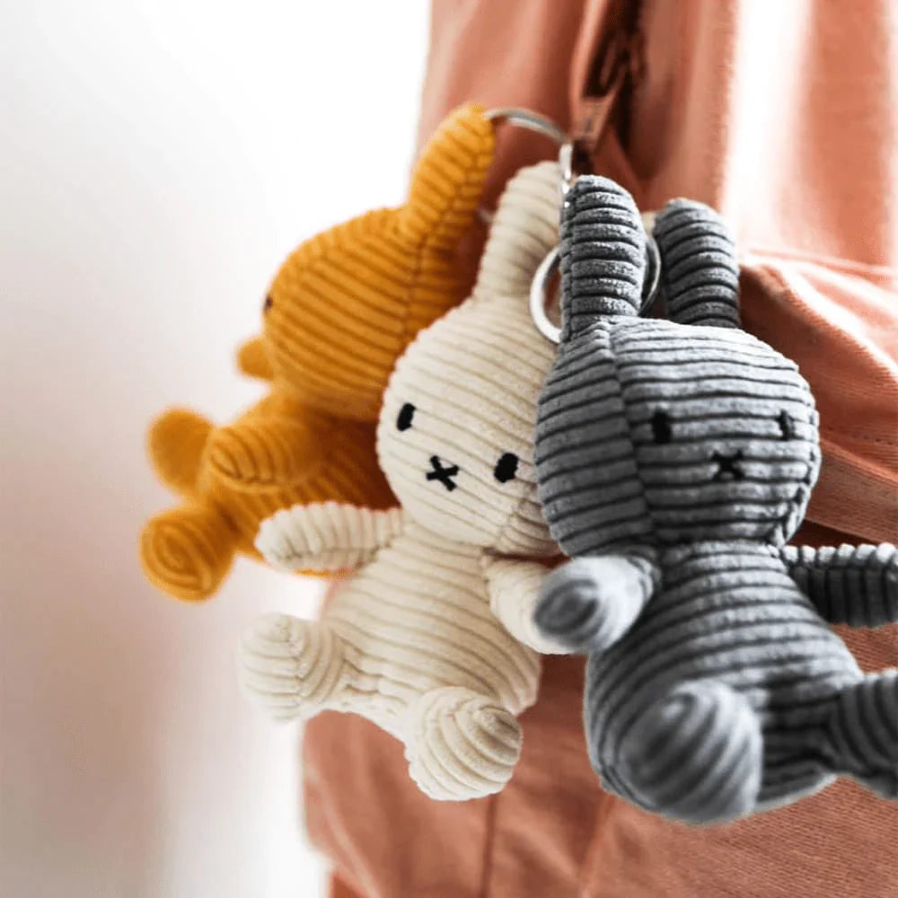 Peluche y llavero Miffy Keychain ECO Corduroy 10 cm- 4"
