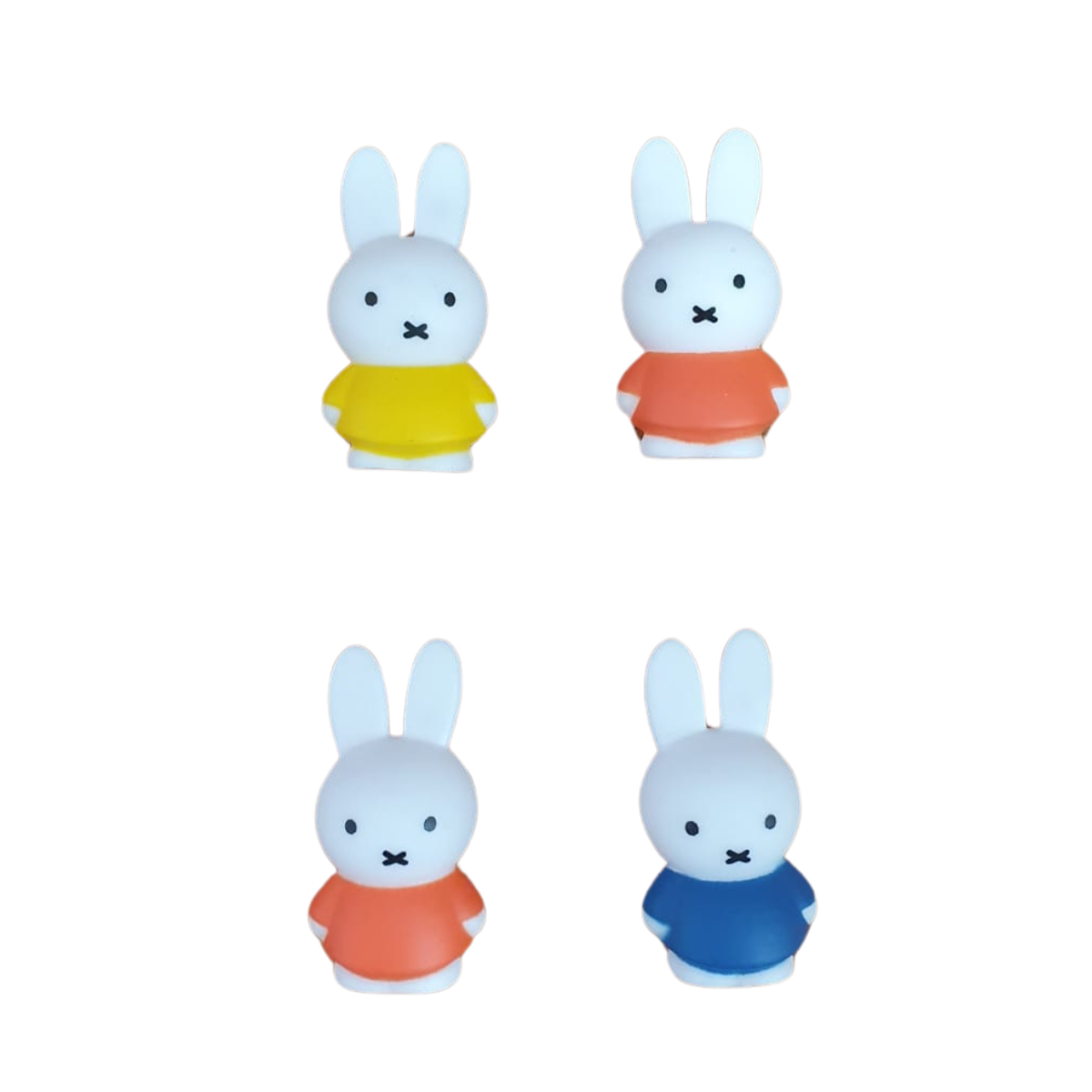 Set de 4 Imanes Miffy - Medidas 5 Cm - Altura 4,6 cm - 2,5 cm de Diámetro
