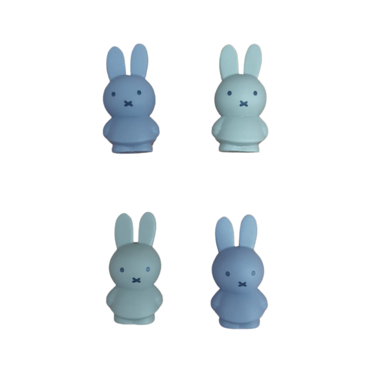 Set de 4 Imanes Miffy - Medidas 5 Cm - Altura 4,6 cm - 2,5 cm de Diámetro
