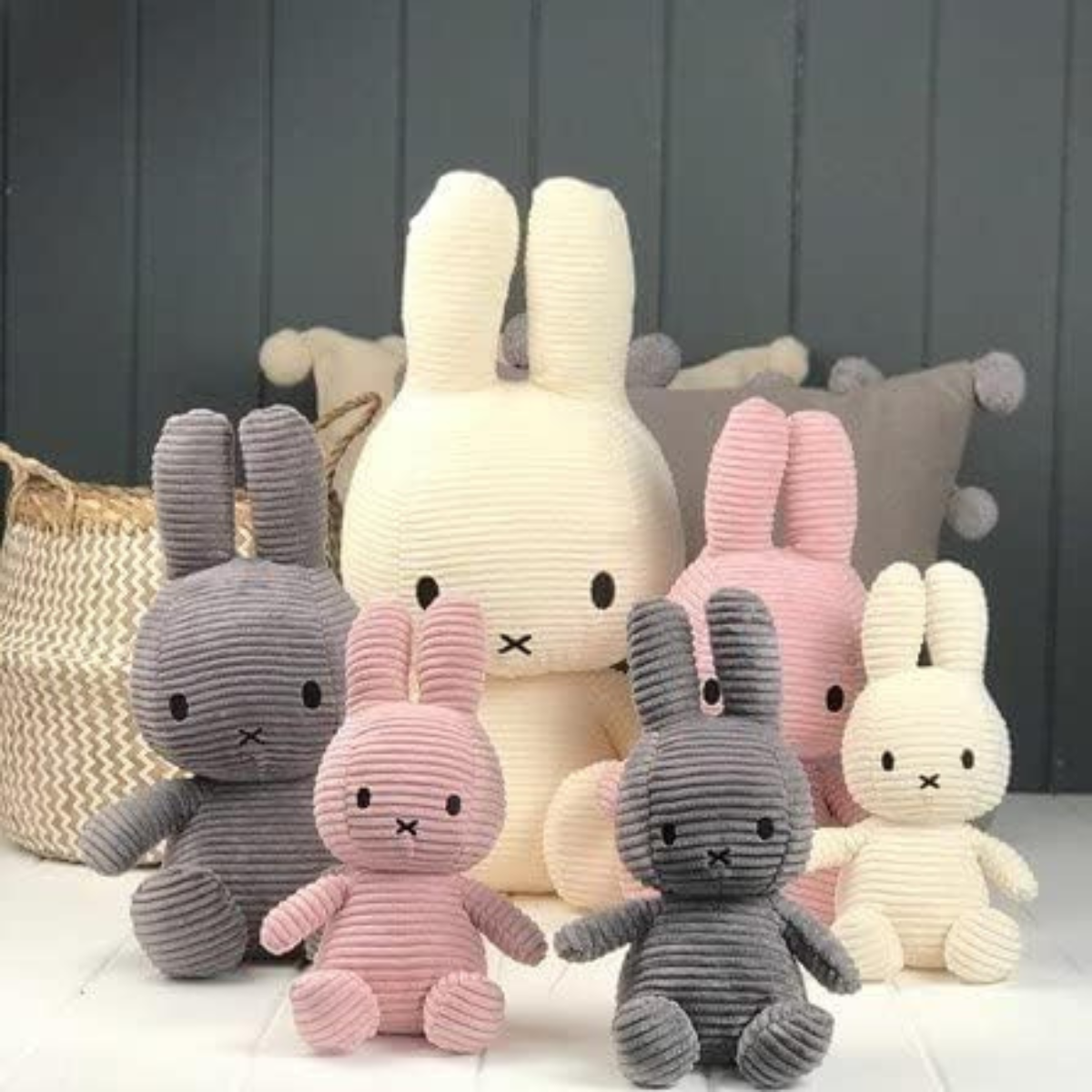 Peluche Miffy Eco Corduroy 33 cm - 13"