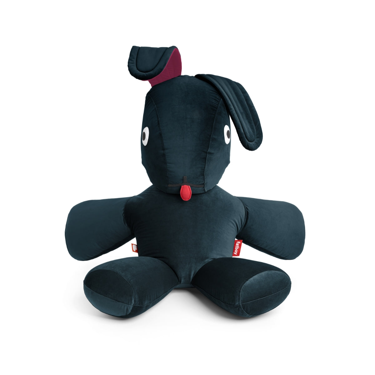 Peluche puff gigante Conejo co9 Velvet Recycled Petrol