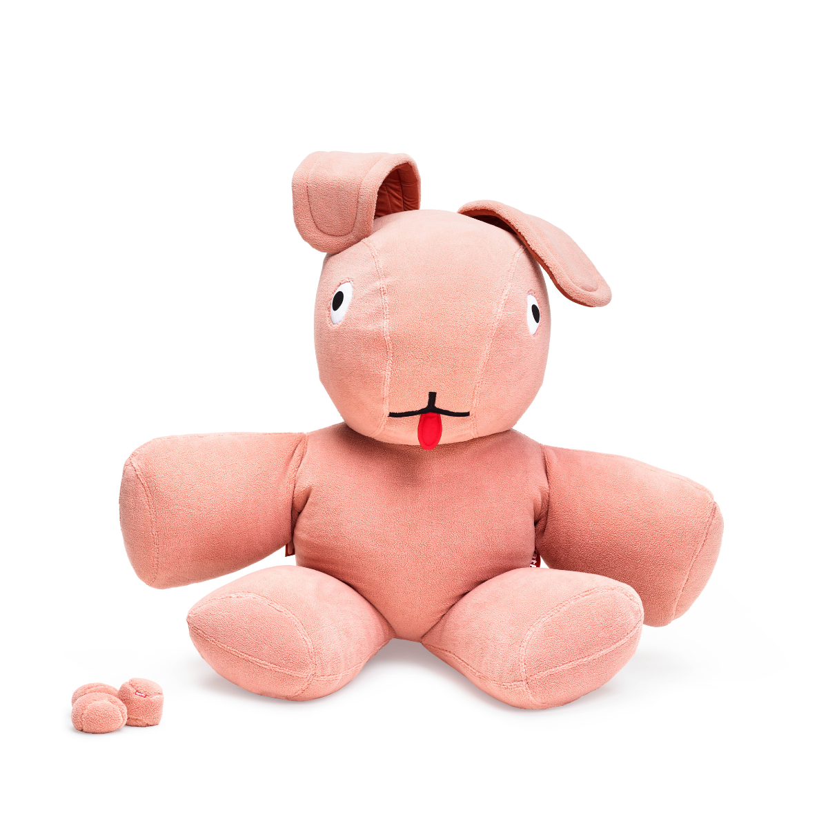 Peluche puff gigante Conejo CO9 Rosado