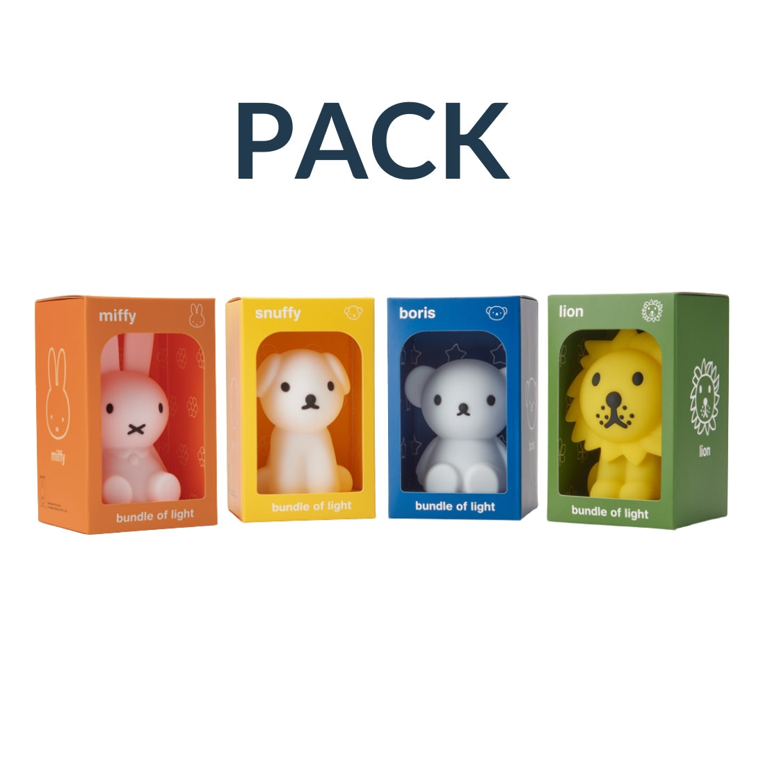 Pack lámpara espantacuco mini, Miffy y sus amigos